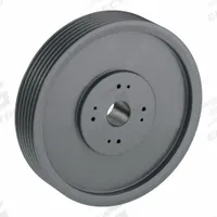 APPROVED VENDOR V-Belt Pulley: 8V4000, 6 Groove, 40 in OD, Bushed Bore, For 8V/8VX Belt Section (MPN 68V4000N). Key specifications — Pulley Industry Number: 8V4000; Pitch Diameter: 40 in (8V); For Belt Section (broad, with similar types): 8V or 8VX.