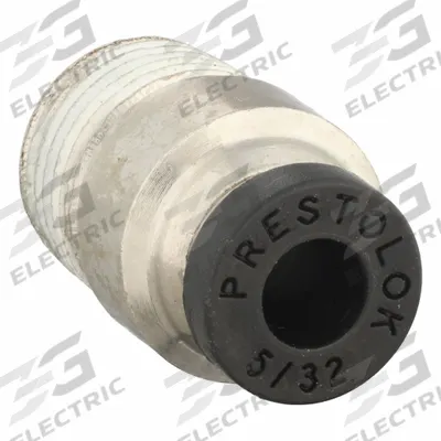 PARKER Push-Fit Fitting: 5/32 in OD x 1/8 in Pipe Size, Push-to-Connect x MNPTF - Nickel-Plated Brass Tube Fittings