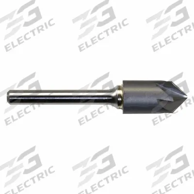 CLEVELAND Countersink: 90°, 6 Flute, 1/2 in Body Dia - Smooth-Finish Six-Flute Countersinks