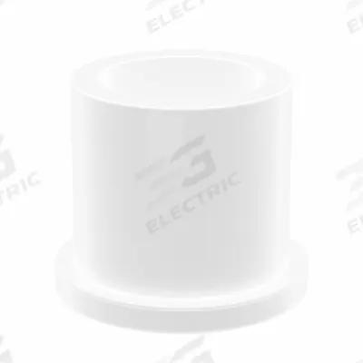 OILITE Flanged Sleeve Bearing: PTFE, 3/4 in Bore, 1 in OD, 1 in Overall Lg, White - Chemical- & Heat-Resistant Plastic Flanged Sleeve Bearings