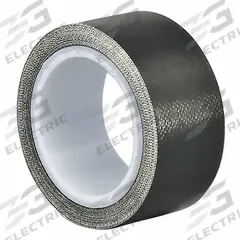 TAPECASE Cloth Tape: 2 in Wd, 5 yd Lg, 7 mil Thick, Silicone, Polyethylene Coated Cloth, Black (MPN 15D554). Key specifications — Series: SGK5-05.