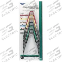 VOLLRATH Uncoated Scalloped Tongs: Stainless Steel Blade, 9 1/2 in Overall Lg, Coated Handle (MPN 4780911). Key specifications — Color: Black; Blue; Green; Red; Tan; Yellow; Brand: VOLLRATH; Coated Handle: Yes.