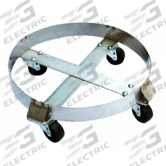 APPROVED VENDOR Drum Dolly: 800 lb Load Capacity, For 30 gal Container Capacity, Round, (4) Swivel (MPN 6FVH5). Key specifications — Caster/Wheel Configuration: (4) Swivel; For Container Capacity: 30 gal; Deck Shape: Round; Brand: APPROVED VENDOR.