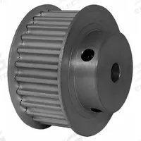 DAYTON Timing Pulley: Modified Curvilinear, Fixed, For GT Timing Belt Section, For 15 mm Belt Wd (MPN 28-5P15M6FA12). Key specifications — Brand: DAYTON; Finish: Clear Anodized; For Belt Series: Powerhouse®.