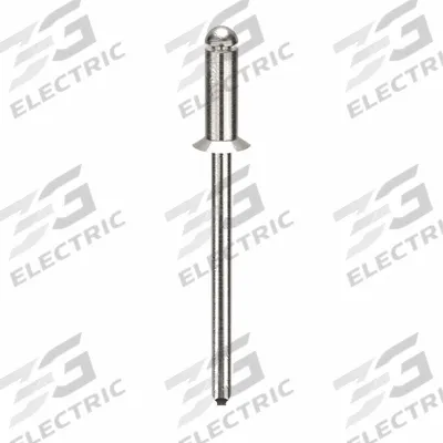 APPROVED VENDOR Blind Rivet,1 3/7 in L,1/8 in dia,PK500: Inch, 1 27/64 in Overall Lg, 11/32 in Body Lg - Flush-Mount Blind Rivets