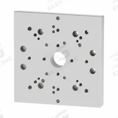 Tube Framing System Profiles: T-Slot Cobot Mounting Plate, 0.75 in H x 8 in W x 8 in L, Inch, Mobile (MPN 40002-CP). Key specifications — Brand: 80/20; Compatible with Manufacturer Part Number: Link 6; Mobility: Mobile; Product Type: T-Slot Cobot Mounting Plate; Compatible Series: 40 Series; Manufacturer Part Number: 40002-CP.