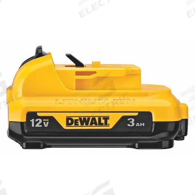DEWALT Battery: 12V MAX*, 3 Ah, Battery Included - DEWALT Cordless Tool Batteries