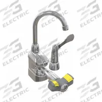 BRADLEY Plumbed Eyewash: Std, Counter Mnt, Single Lever Faucet, Eyes Coverage, No Bowl, Swing Left (MPN S19-505T). Key specifications — Activation: Swing Left; Faucet Style: Single Lever; Brand: BRADLEY.