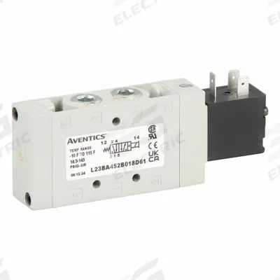 AVENTICS Solenoid Air Control Valve: Series L2, Single Solenoid, Four-Way / Two-Position - Aventics L2 Directional Control Valves