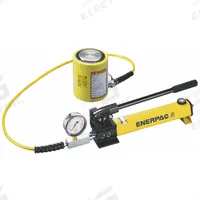 ENERPAC Low Profile Ram and Pump Set: 30 ton Cylinder Nominal Capacity, 2 3/8 in Cylinder Stroke (MPN SCL302H). Key specifications — attr96781: RCS302; attr96779: 6Z068 (Mfr. No RCS302); attr96780: 6W462 (Mfr. No. P392); attr98877: ENERPAC.