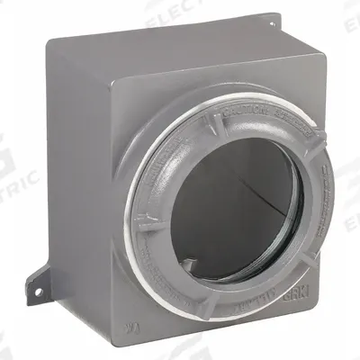 HUBBELL KILLARK Hazardous Location Enclosure: Enclosure and Lens Cover, 6 in x 6 in x 6 in - Enclosures with Lens Cover