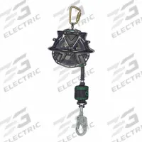 MSA Self-Retracting Lifeline: 2 1/2 inSteel Snap Hook Anchor, Harness Steel Snap Hook, 20 ft Line (MPN 63406-00A). Key specifications — Brand: MSA; ANSI SRL Type: SRL; ANSI SRL Class (2014): Class B; RFID Equipped: No; Lifeline Material: Steel; Series: V-EDGE Leading Edge Self - Retracting Lifeline; Sealed: No; Anchorage End Connection Type: Snap Hook.