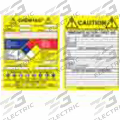 BRADY Tag Insert: Plastic, Rectangle, 5 3/4 in Ht, 7 5/8 in Wd, 0.015 in Thick - Safety