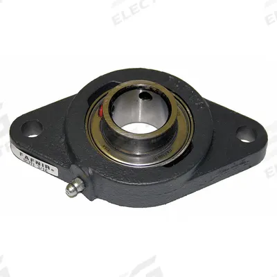 TIMKEN 2 Bolt Flange Bearing: Radial Ball, 1 1/2 in Bore, Cast Iron, Set Screws - General Purpose Flange-Mount Ball Bearings
