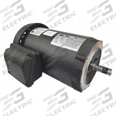 DAYTON General Purpose Motor: C-Face Mount, Totally Enclosed Fan Cooled, 1 1/2 hp, 230/460V AC (MPN 36VF67). Key specifications — Brand: DAYTON; Nameplate Voltage @ 60 Hz: 230/460V AC; Full Load Current @ 60 Hz: 4.04/2.02 A; Nameplate RPM @ 60 Hz: 1,750 RPM; Motor Enclosure: TEFC.
