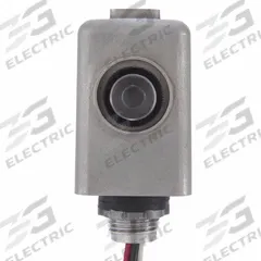 INTERMATIC Photocontrol: Thread Stem Photocell Mounting, 1/2 in Stem Dia, SPST, 208-277V AC (MPN K4423M). Key specifications — attr211224: INTERMATIC; attr1072315: Lock Nut.