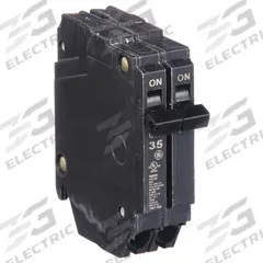 GE Miniature Circuit Breaker: THQP, 35 A, 120/240V AC, Single Phase, 10kA at 120/240V AC, Std (MPN THQP235). Key specifications — Amps: 35 A; AC Voltage Rating: 120/240V AC; Phase: Single; Max. AIR Rating: 10kA at 120/240V AC; For Use With: GE Panelboards.