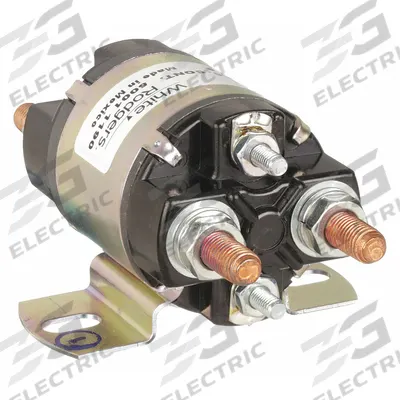 WHITE-RODGERS Power Solenoid: 150 A Current Rating, 12 V DC Coil Volt, SPDT, 6 Terminals - DC Power Solenoids