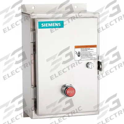 SIEMENS NEMA Magnetic Motor Starter: Non-Reversing, 3 Poles, NEMA Size 1, 27 A - Enclosed Non-Reversing Starters with Electronic Overloads