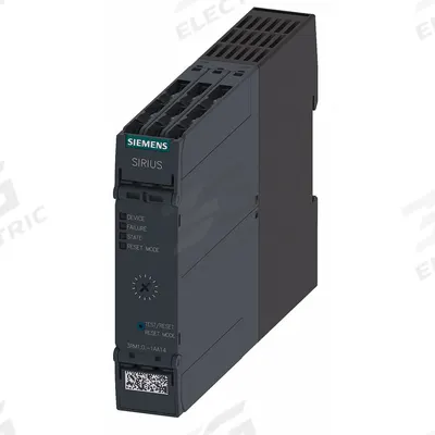 Siemens Compact Magnetic Motor Starter: Reversing, 3 Poles, Electronic Protection - Reversing Starters with Electronic Overloads