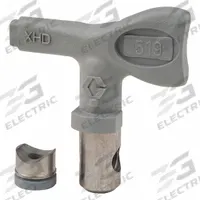 GRACO Airless Spray Gun Tip: Tips for Airless Spray Guns, Airless Spray Gun Tip, 0.019 in Tip Size (MPN XHD519). Key specifications — Product Type: Airless Spray Gun Tip; Compatible with Manufacturer Model Number: XHD001; Brand: GRACO; Color: Gray; Compatible with Series: XTR; Product Grouping: Tips for Airless Spray Guns.