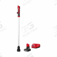 MILWAUKEE Cordless Transfer Pump Kit: 9 gpm Max. Flow Rate, 3/4 in Male GHT, 3 1/2 in Male, 12 V (MPN 2579-20, 48-11-2450, 48-59-2401). Key specifications — Battery Platform: M12™; Includes Charger: Charger Included; Brand: MILWAUKEE.