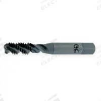 OSG Spiral Flute Tap: #6-32 UNC, H3 / 2B-3B, 2 Flute, Plug Chamfer, Black Oxide High Speed Steel (MPN 1412401). Key specifications — attr1299826: H3 / 2B-3B.