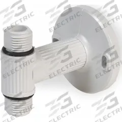 EDWARDS SIGNALING Double Threaded Wall Mount: Tower Light Mount, For 200 Class, 1/2 in Overall Dia (MPN 270TWM2). Key specifications — Brand: EDWARDS SIGNALING; Compatible with Series: 200 Class; Connection Type: Interlock; Housing Color: Gray; IP Rating: IP54; Mounting Location: Wall Mount; Manufacturer Part Number: 270TWM2; Includes: Gasket.