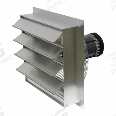 CANARM Exhaust Fan: 18 in Blade, 1 Speed, 1/3 hp, Totally Enclosed Air Over, 3,200 cfm - Hazardous Location Shutter-Mount Exhaust Fans