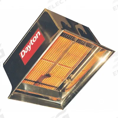Dayton Gas Infrared Flat Panel Heater: Natural Gas - Suspended Infrared Flat Panel Gas Ceiling Heaters