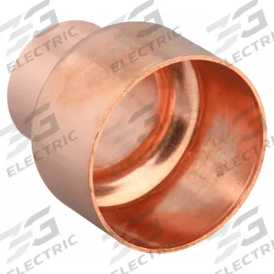 NIBCO Sweat Fitting Coupling: 4 in CTS x 2 in CTS, FTG x FTG, Wrot Copper (MPN 6002 4x2) - Wrot Copper Tube Fittings