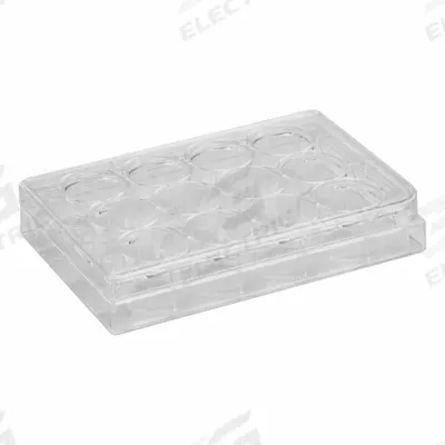 DYNALON Tissue Culture Well Plate: Sterile, 12 Wells, 2 mL, 85.2 mm_127.3 mm Dia - Cell Culture Plates
