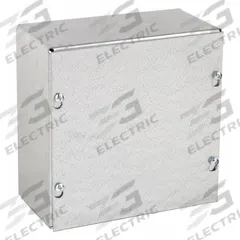 WIEGMANN Enclosure: Steel, 30 in x 30 in x 8 in, NEMA 1, Solid Cover, Screw On, Galvanized (MPN SC303008GNK). Key specifications — Brand: WIEGMANN; Closure Method: Screws; Knockouts: Not Included.