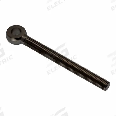 AMPG Fixed Rod End: Stainless Steel, Black Oxide, 6 in Hole Center-to-End Lg - Stainless Steel Male Threaded Fixed Rod Ends