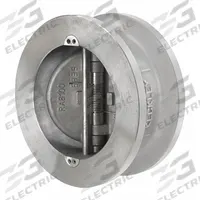 KECKLEY Check Valve: Double Disc, Inline Valve Body, 4 in Pipe Size, Wafer, Carbon Steel, Wafer, Std (MPN DD2R-CS-361IX-400). Key specifications — Brand: KECKLEY.