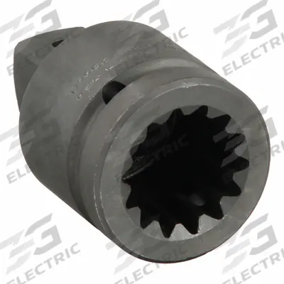 PROTO Impact Socket Adapter: Black Oxide, 1 in Output Drive Size, Square - #5 Spline Drive Impact Socket Adapters