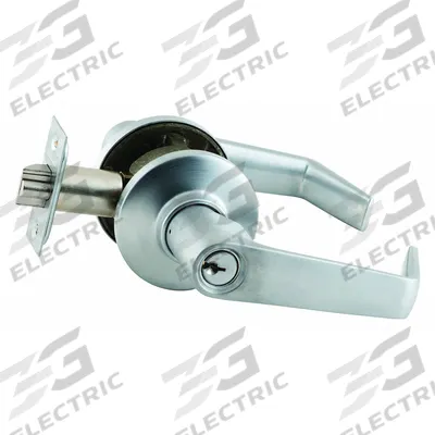 SCHLAGE Door Lockset: Office Lever Locksets, Chrome