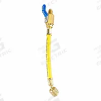 YELLOW JACKET Hose: 9 in Lg, Yellow, Ball Valve (MPN 29011). Key specifications — Brand: YELLOW JACKET; Includes Valve: Yes.