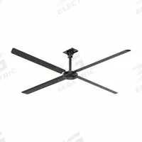 HUNTER INDUSTRIAL Ceiling Fan: 68,675 cfm Airflow, 12 ft Blade Dia, Variable Speeds, 120V AC, Silver (MPN X12-11P-IP-02). Key specifications — Voltage: 120V AC; Light Kit: No; Series: XP; Number of Speeds: Variable; Phase: Single; Current: 8.3 A; Brand: HUNTER INDUSTRIAL.
