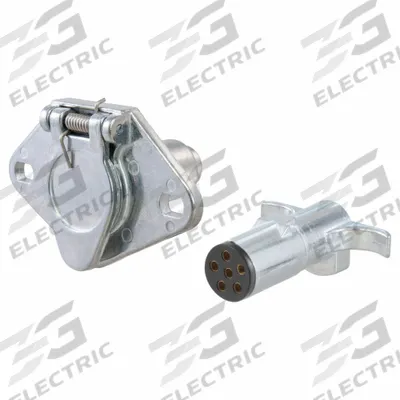 CURT Automotive Electrical Plug: 6-Way, Trailer and Tow Vehicle, Dust Cover (MPN 58092) - Fleet and Vehicle Maintenance