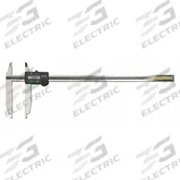 MITUTOYO Nib/Standard Jaw Digital Caliper: 0 in to 20 in /0 mm to 500 mm, IP67, Inch/Metric, Cabled (MPN 551-224-10). Key specifications — attr1185476: MITUTOYO; attr1185435: Inside; attr1185436: TUV Rheinland Certification; attr1185475: IP67; attr1185429: +/- 0.0025 in; attr1185430: 0.0005 in/0.01 mm; attr1220488: Not Included.