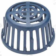 ZURN Dome Strainer: 7 5/8 in Overall Dia, 4 1/8 in Overall Ht, Cast Iron, Unfinished, Drop-In (MPN P125-DOME-CI). Key specifications — Connection Type: Drop-In; Finish: Unfinished; Brand: ZURN.