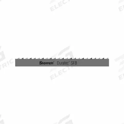 STARRETT Band Saw Blade: Carbon Steel, Duratec(TM) SFB, Non-Ferrous Metal/Wood, 14 ft 6 in - Low-Alloy Steel- & Nonferrous Metal-Cutting Blades