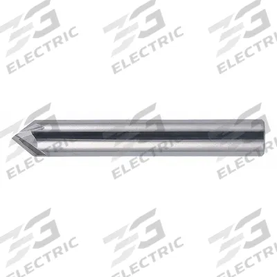 CLEVELAND Chamfer Mill: Carbide, 4 Flute, 120°, 3/8" Mill Dia, 2-1/2" OAL (MPN C66218) - Carbide Chamfer Mills
