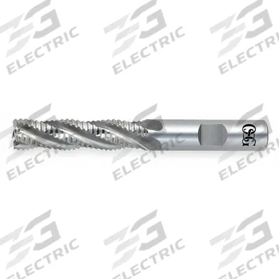 OSG Roughing End Mill: Cobalt, 6 Flute, 1-1/4" Mill Dia, 4" LOC, 6-1/2" OAL (MPN 4912500) - General Purpose Cobalt Roughing End Mills