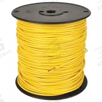 SOUTHWIRE Hookup Wire: 12 AWG Conductor Size, Yellow, 500 ft Overall Lg, 600 V Volt (MPN 411040502). Key specifications — Brand: SOUTHWIRE; Product Type: Machine Tool Wire; Standards: UL 1020; Manufacturer Part Number: 411040502.