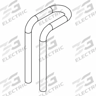 ANDERSON POWER PRODUCTS Retaining Clip: 2-8675P1, For SBE/SBX Series, Silver - Anderson Power Connector Hardware & Accessories