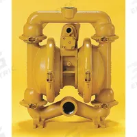 VERSAMATIC Double Diaphragm Pump: 316 Stainless Steel Body, 1 1/4 in, NPT Connection, 70 gpm (MPN E4SA5T5S0-ATEX). Key specifications — Brand: VERSAMATIC; Seat Material: 316 SS; Check Valve Material: PTFE; Diaphragm Material: PTFE w/ Neoprene Backing.