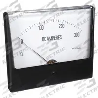 APPROVED VENDOR Analog Panel Meter: DC Current, 0 A – 300 A, +/-1.5% Accuracy, 12G433, Moving Coil. Key specifications — attr1045963: DC Current; attr1047491: +/-1.5%.