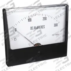 APPROVED VENDOR Analog Panel Meter: DC Current, 0 A – 300 A, +/-1.5% Accuracy, 12G433, Moving Coil. Key specifications — attr1045963: DC Current; attr1047491: +/-1.5%.